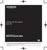 Olympus LS-11 (Spanish) Manual preview