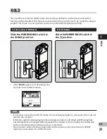 Предварительный просмотр 21 страницы Olympus LS-3 Detailed Instructions