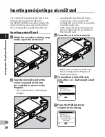 Предварительный просмотр 24 страницы Olympus LS-3 Detailed Instructions