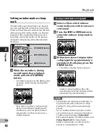 Предварительный просмотр 42 страницы Olympus LS-3 Detailed Instructions