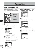 Предварительный просмотр 48 страницы Olympus LS-3 Detailed Instructions