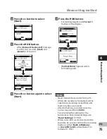 Предварительный просмотр 75 страницы Olympus LS-3 Detailed Instructions