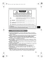 Предварительный просмотр 75 страницы Olympus m 730 Basic Manual