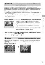 Preview for 31 page of Olympus m 810 (French) Manuel Avancé