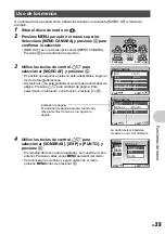 Предварительный просмотр 23 страницы Olympus m 850 SW (Spanish) Advance Manual