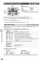 Preview for 24 page of Olympus m 850 SW (Spanish) Advance Manual