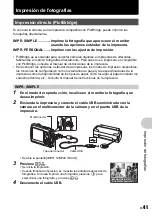 Предварительный просмотр 41 страницы Olympus m 850 SW (Spanish) Advance Manual