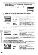 Preview for 42 page of Olympus m 850 SW (Spanish) Advance Manual