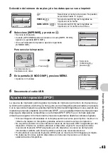 Preview for 43 page of Olympus m 850 SW (Spanish) Advance Manual