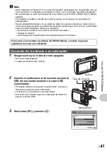 Preview for 47 page of Olympus m 850 SW (Spanish) Advance Manual