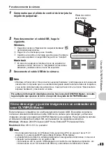 Preview for 49 page of Olympus m 850 SW (Spanish) Advance Manual