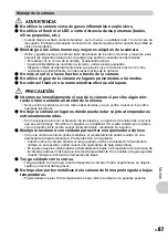 Preview for 67 page of Olympus m 850 SW (Spanish) Advance Manual