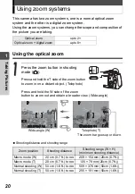 Preview for 20 page of Olympus M-mini Digital Advanced Manual