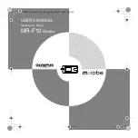 Olympus m:robe MR-F10 Series User Manual preview