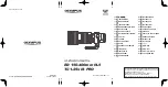 Olympus M.Zuiko Digital ED 150-400mm F4.5 TC1.25x IS... Instructions Manual preview