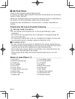 Preview for 8 page of Olympus M.Zuiko Digital ED 150-400mm F4.5 TC1.25x IS... Instructions Manual