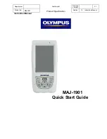 Предварительный просмотр 1 страницы Olympus MAJ-1901 Instruction Manual