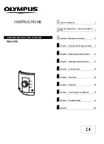 Olympus MAJ-2308 Instructions Manual предпросмотр