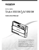 Предварительный просмотр 1 страницы Olympus Mju 1050 SW Instruction Manual