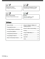 Предварительный просмотр 2 страницы Olympus Mju 1050 SW Instruction Manual