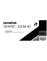 Предварительный просмотр 1 страницы Olympus NEWPIC Zoom 90 Instructions Manual