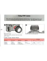 Предварительный просмотр 36 страницы Olympus OM 101 Power Focus Instructions Manual