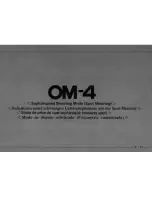 Предварительный просмотр 25 страницы Olympus OM-4 Instruction Manual