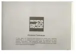 Предварительный просмотр 39 страницы Olympus OM-40 Program Instructions Manual