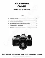 Preview for 1 page of Olympus OM-4T Repair Manual
