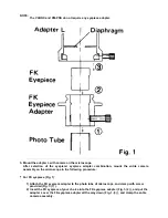 Preview for 4 page of Olympus OM-MOUNT PHOTOMICRO ADAPTER L User Manual