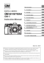 Предварительный просмотр 1 страницы Olympus OM System OM-1 Instruction Manual