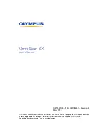 Предварительный просмотр 1 страницы Olympus OmniScan SX User Manual