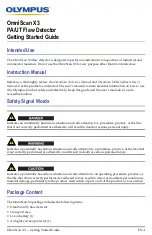 Olympus OmniScan X3 Getting Started Manual preview