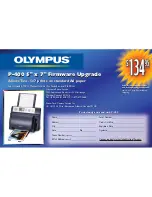 Предварительный просмотр 3 страницы Olympus P 400 Firmware Upgrade Manual