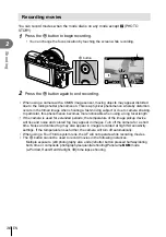 Предварительный просмотр 36 страницы Olympus PEN E-PL8 Instruction Manual