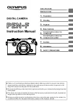Olympus PEN-F Instruction Manual preview