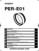 Предварительный просмотр 1 страницы Olympus PER-E01 Instruction Manual