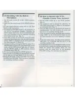 Preview for 5 page of Olympus Perlcorder S950 Instructions Manual