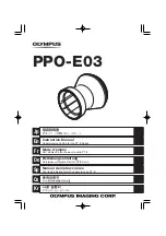 Preview for 1 page of Olympus PPO-E03 Instruction Manual