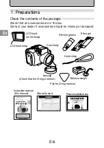 Предварительный просмотр 10 страницы Olympus PT-018 Instruction Manual