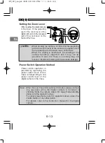 Preview for 14 page of Olympus PT-019 Instruction Manual