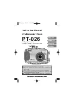 Предварительный просмотр 1 страницы Olympus PT-026 - Underwater Housing For Stylus 500 Digital Camera Instruction Manual