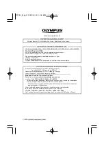 Предварительный просмотр 40 страницы Olympus PT-031 Instruction Manual