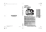 Предварительный просмотр 1 страницы Olympus PT-035 Instruction Manual