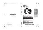 Preview for 1 page of Olympus PT-038 - Underwater Housing For FE-230 Instruction Manual