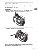 Preview for 13 page of Olympus PT-045 Instruction Manual