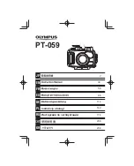 Предварительный просмотр 1 страницы Olympus PT-059 Instruction Manual