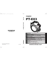 Preview for 1 page of Olympus PT-E03 Instruction Manual