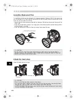 Предварительный просмотр 10 страницы Olympus PT-E05 Instruction Manual