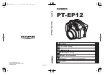 Предварительный просмотр 1 страницы Olympus PT-EP12 Instruction Manual